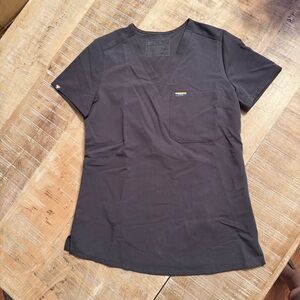 women's Charcoal Pride Catarina™ - One-Pocket Scrub Top - XXS